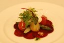 Carpaccio of Beetroot with Buffalo Cheese