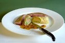 Chef Henk Savelberg: Roasted Duck with Corn Pancakes, braised Cabbage, Ginger Sauce & Sichuan Pepper