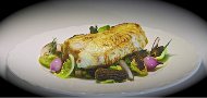 Butter Roasted Halibut with Wild Rice & Mushrooms