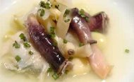 Jelly of Goose Barnacles and Fresh White Beans