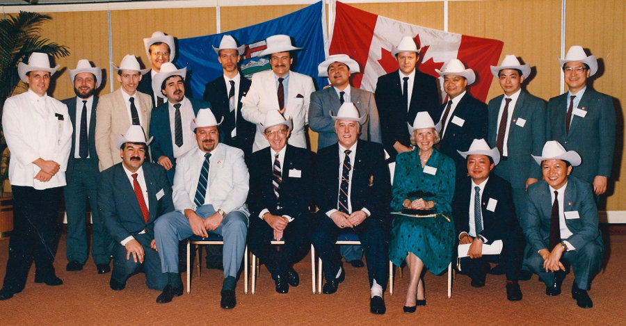 Alberta Beef Promo Dinner for Hong Kong Chefs 1988