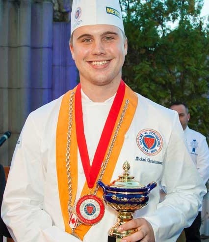 Michael Christiansen International jeunes Chefs Rotisseurs Champion